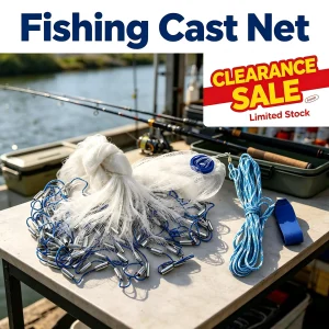 10ft Fishing Cast Net for Bait Trap