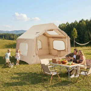 Large Inflatable Camping Tent for 4-6 Adults