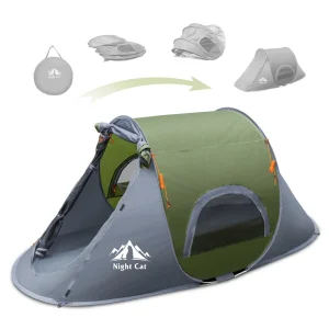 Night Cat Pop-up Camping Tent
